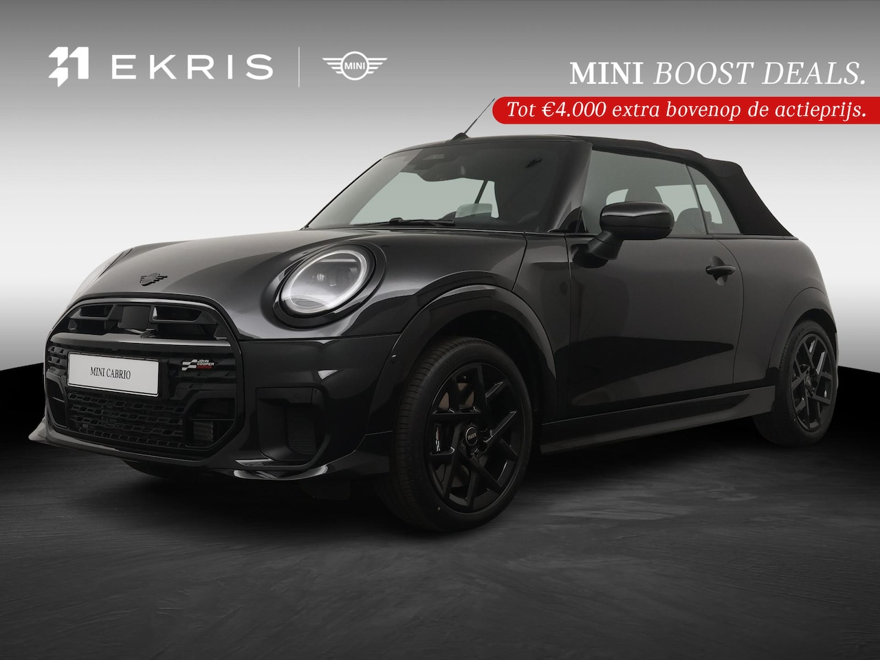 MINI Cabrio - Cooper S | JCW uitvoering | Pakket M | Sportstoelen | Stoel- Stuurverwarming - AutoWereld.nl