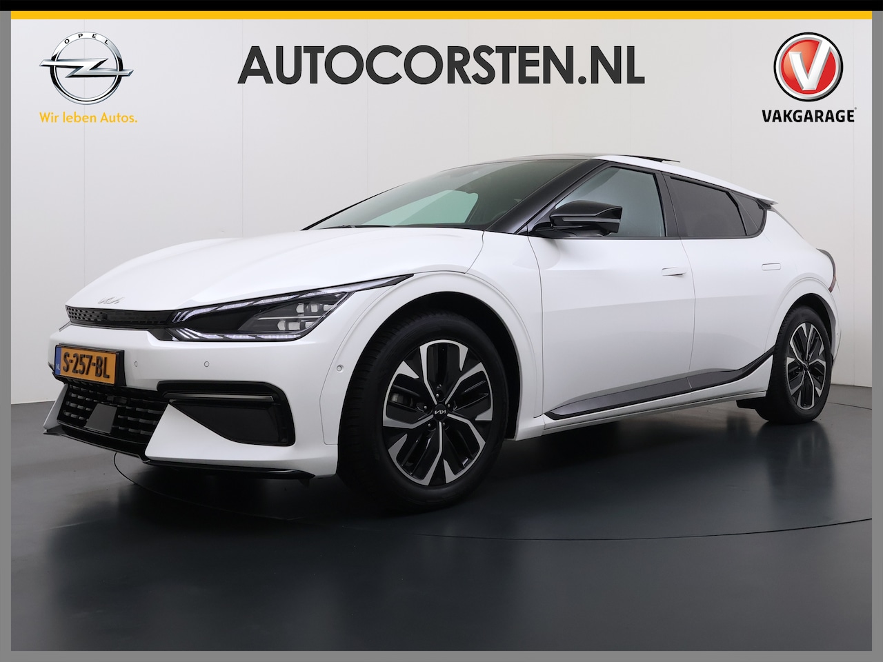 Kia EV6 - GT-Line 77.4kWh Warmtepomp Trekhaak Panoramadak Head-Up Display Meridian®-Audio Stoelkoeli - AutoWereld.nl