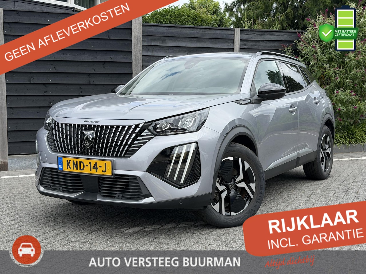 Peugeot e-2008 - Allure 54 kWh 156PK Automaat Parkeersensoren, Apple Carplay, Android Auto, Led Koplampen, - AutoWereld.nl