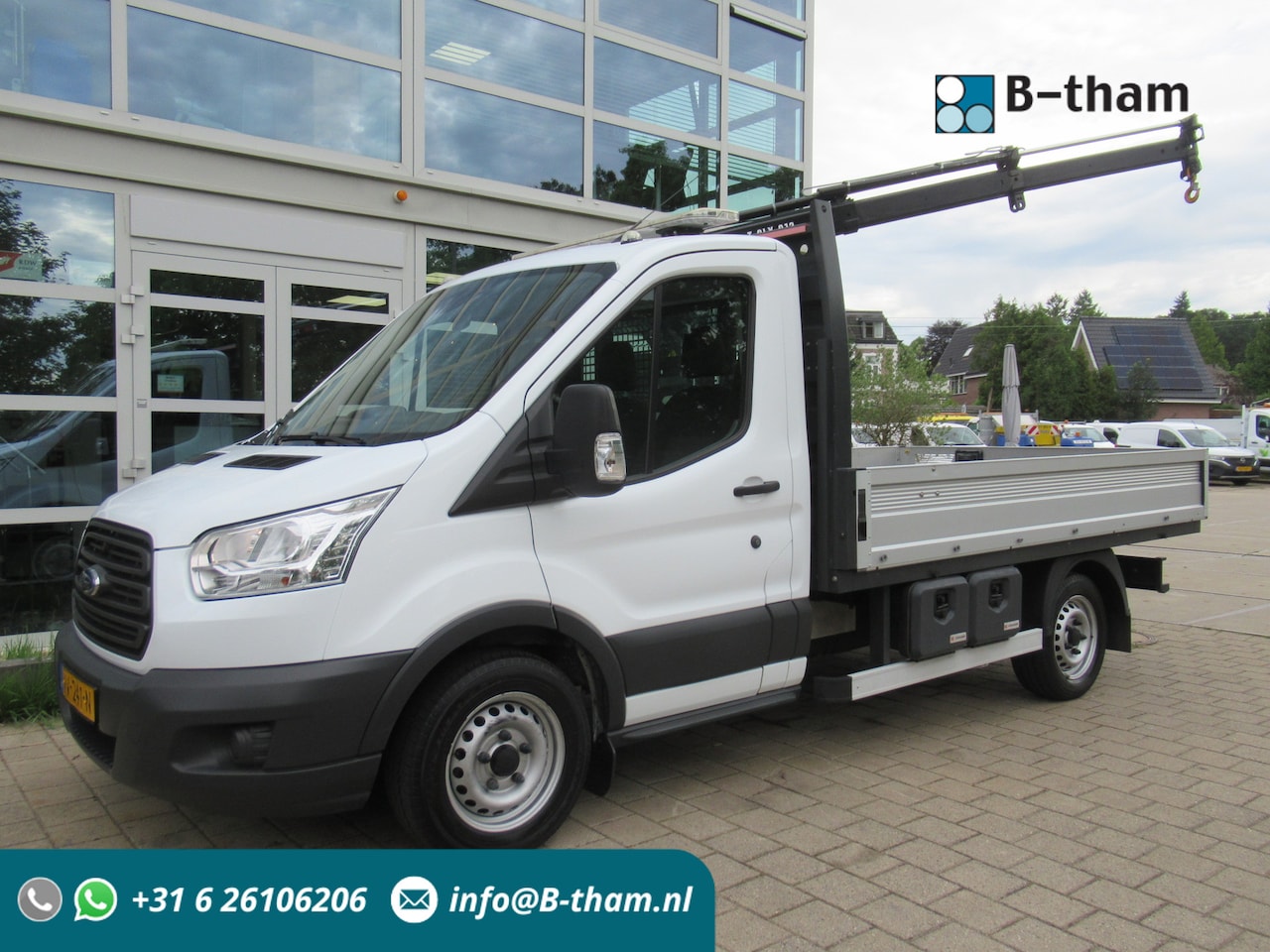 Ford Transit - 310 2.2 TDCI L2H1 + HIAB T-CLX 013 Kran Crane Kraan - AutoWereld.nl