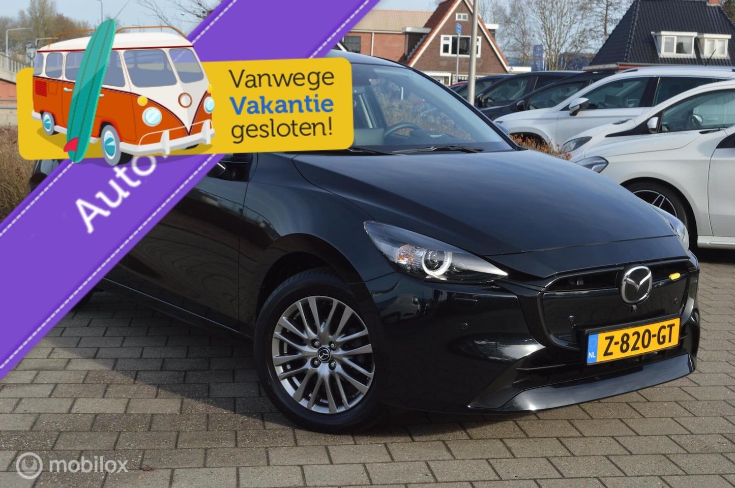 Mazda 2 - 1.5 SkyActiv-G AUTOMAAT Exclusive Line| 360° Camera - AutoWereld.nl