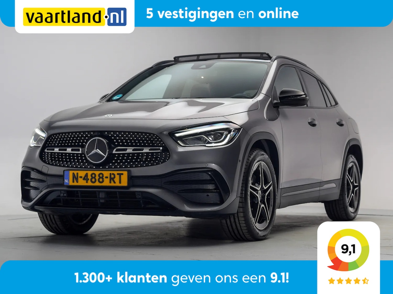 Mercedes-Benz GLA-Klasse - 250e Amg Line Night Pakket Aut. [ Panoramadak Sfeerverlichting Camera ] - AutoWereld.nl