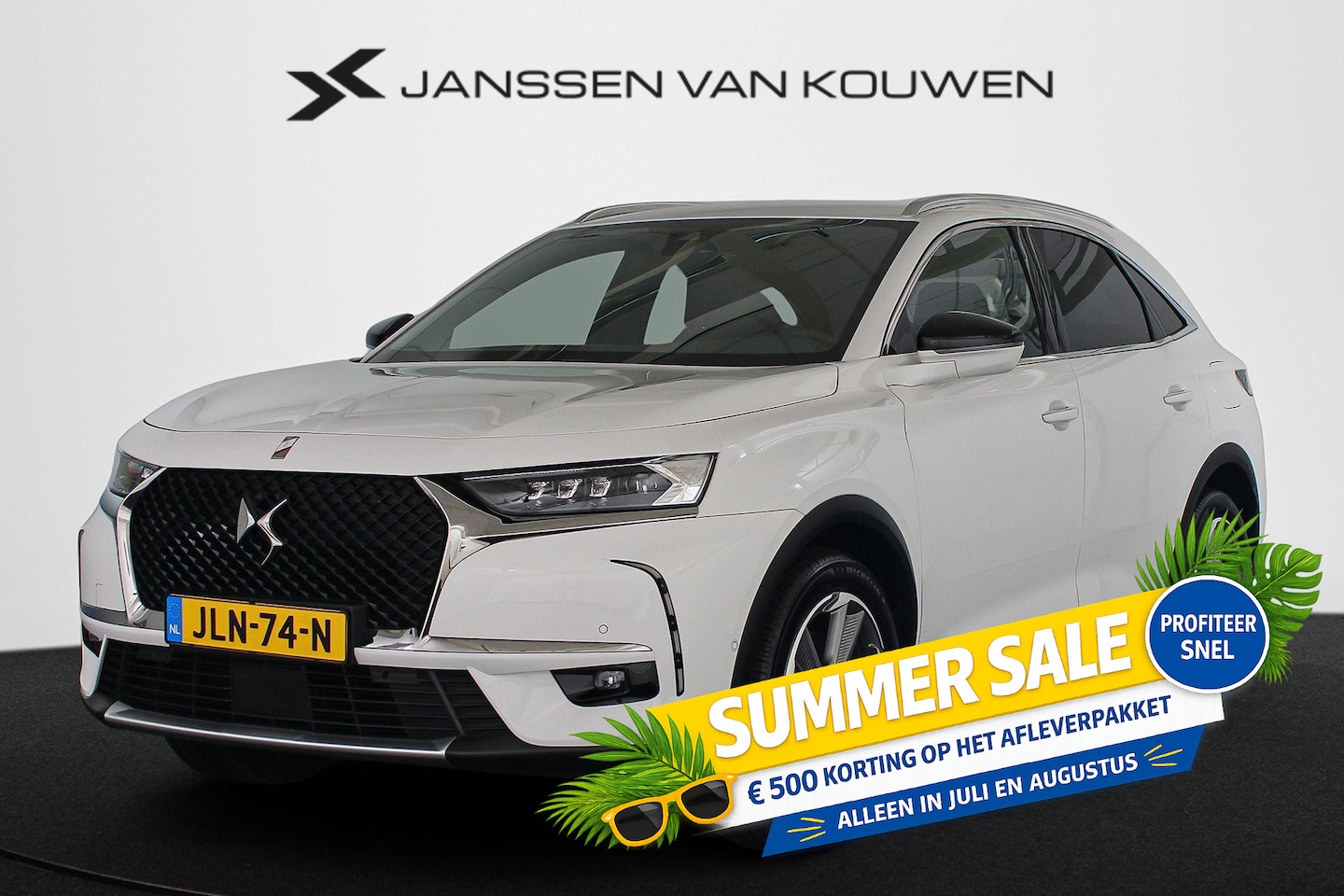 DS 7 Crossback - E-Tense Rivoli 225 SOH 97% Stoelverwarming Leder Memory Keyless Camera - AutoWereld.nl