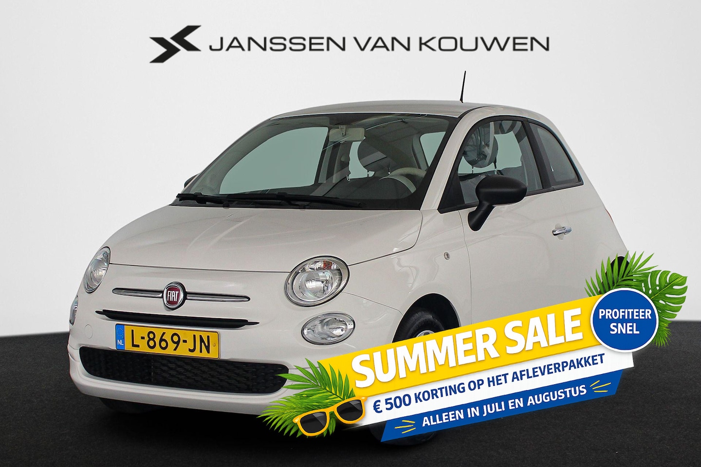 Fiat 500 - 1.0 Hybrid Pop Airconditioning NL Auto - AutoWereld.nl