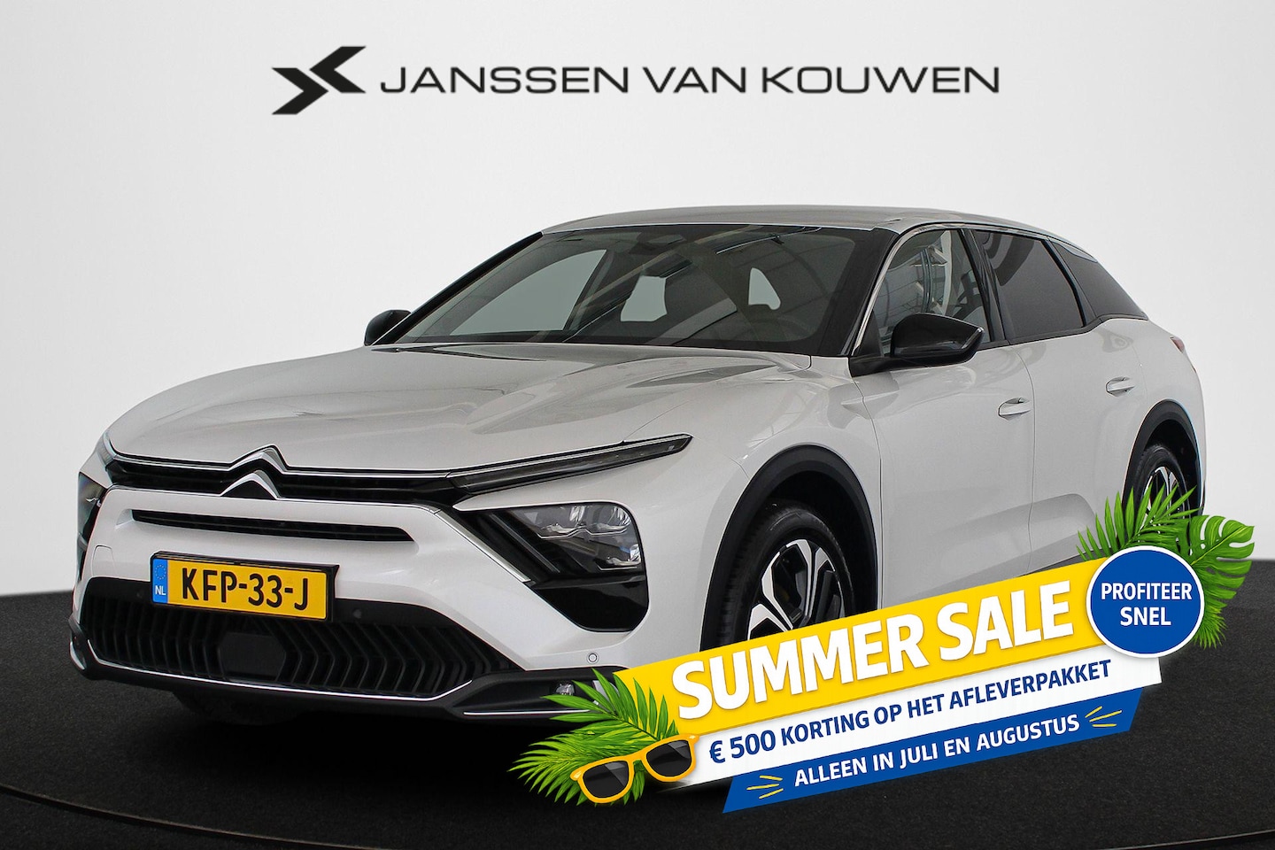 Citroën C5 X - 1.2 PureTech Plus Automaat Leder Voorruitverwarming Achteruitrijcamera - AutoWereld.nl