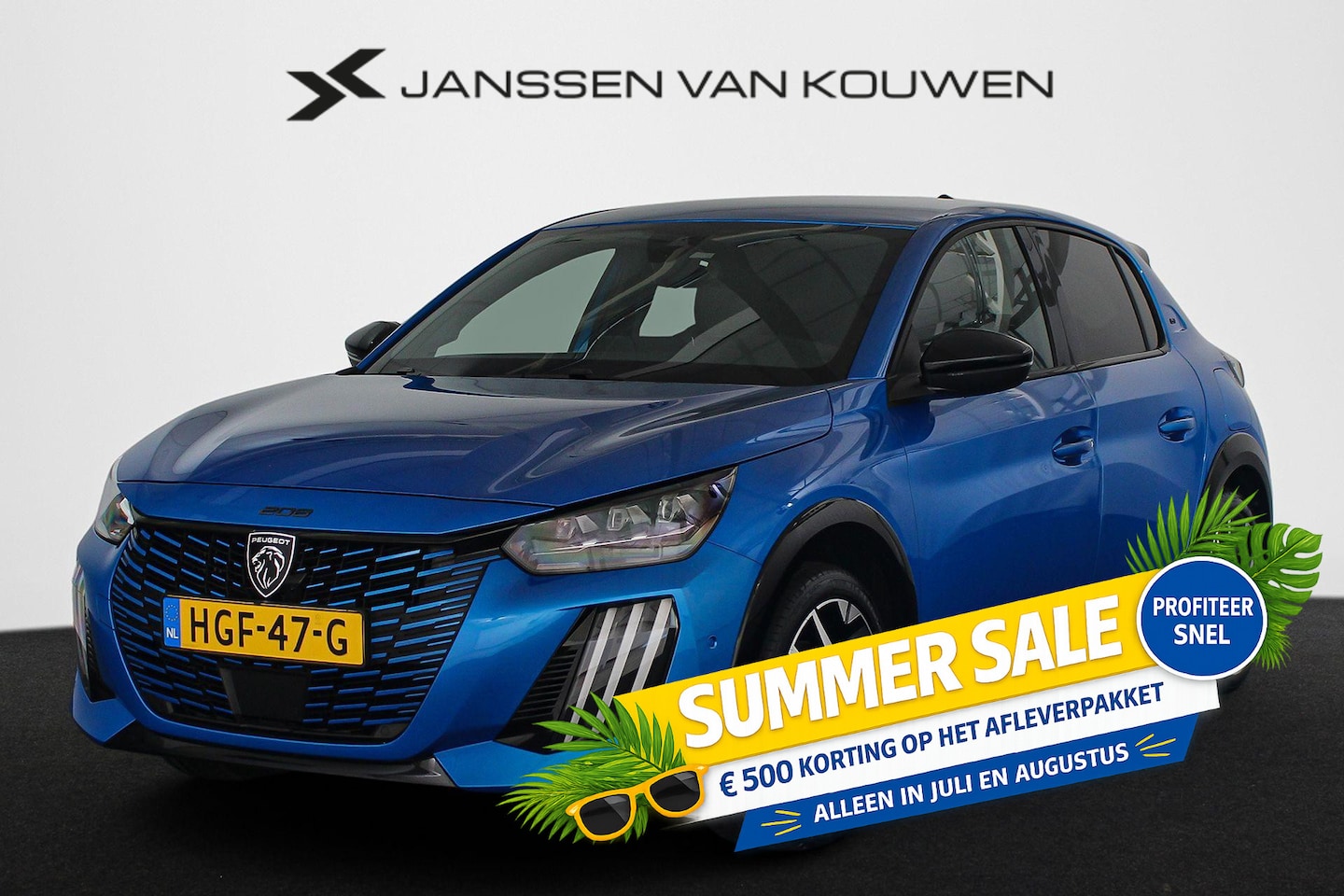 Peugeot 208 - 1.2 Hybrid 145 e-DCS6 GT Navigatie Adaptieve Cruise Control Achteruitrijcamera - AutoWereld.nl