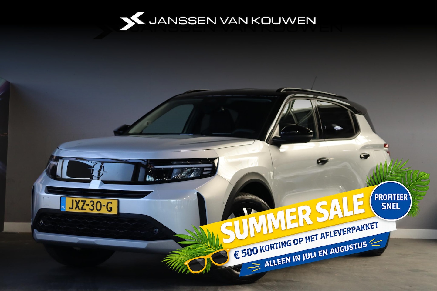 Opel Frontera - 1.2 Turbo Hybrid GS 145PK Stoel-Stuur-Voorruitverwarming Apple CarPlay Achteruitrijcamera - AutoWereld.nl