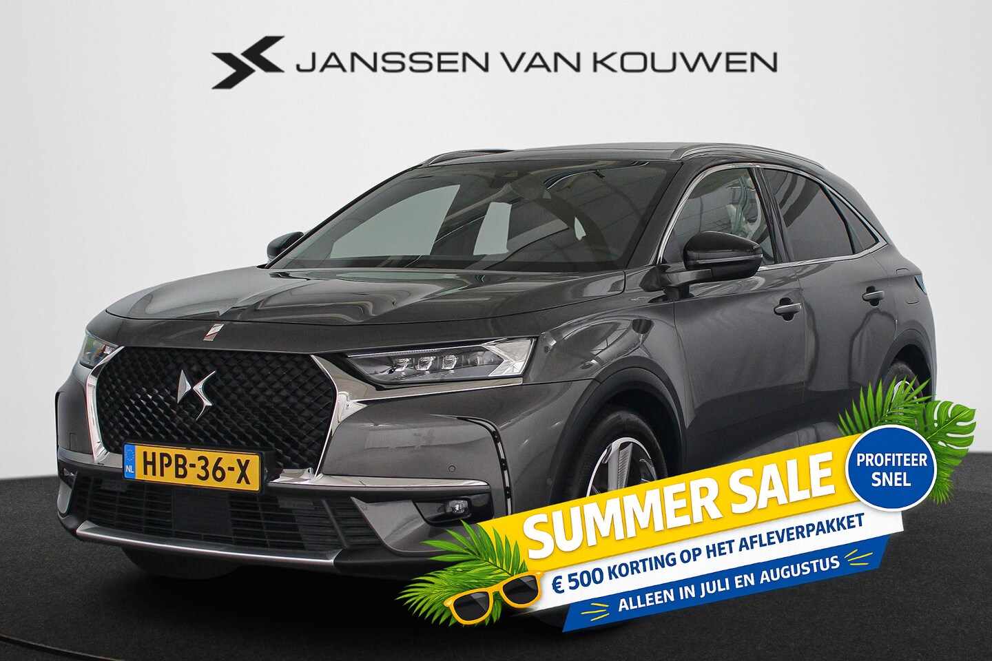 DS 7 Crossback - E-Tense Rivoli Pano Trekhaak Leder Stoelverwarming Camera - AutoWereld.nl