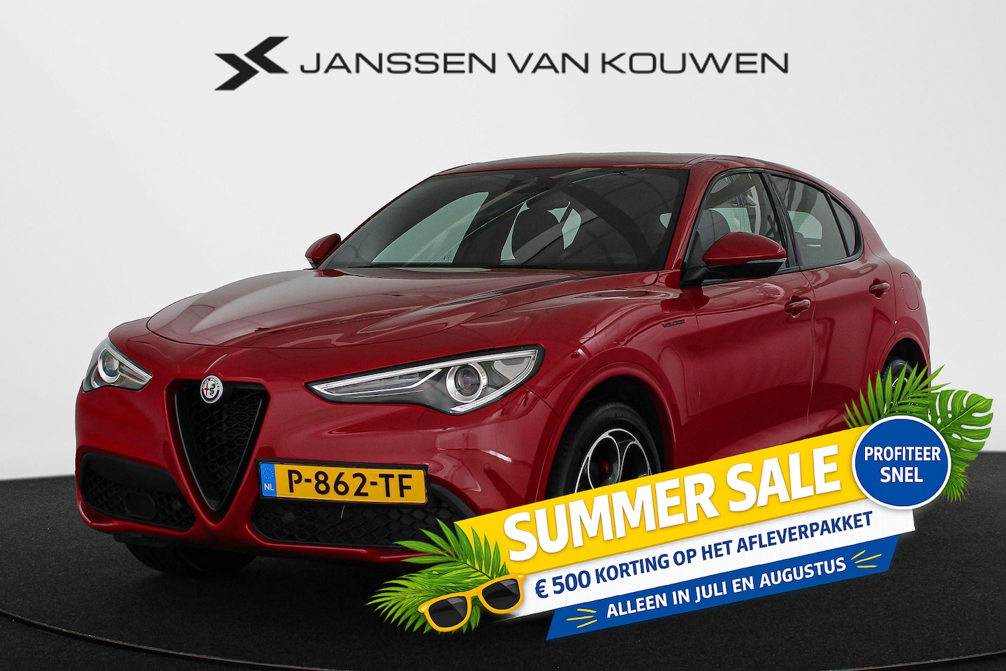 Alfa Romeo Stelvio - 2.0T 280pk AWD Veloce / Carplay / Adaptieve Cruise / Leder / Memory - AutoWereld.nl