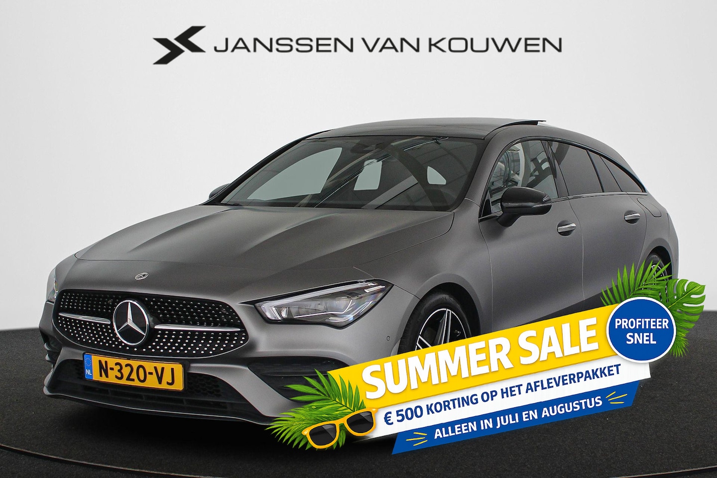Mercedes-Benz CLA-klasse Shooting Brake - 200 Business Solution AMG Pano Sfeerverlichting Stoelverwarming Widescreen - AutoWereld.nl