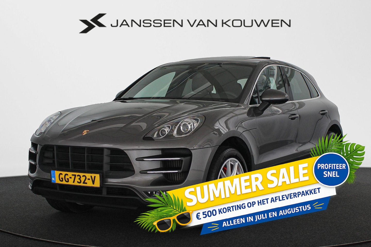 Porsche Macan - 3.6 Turbo 1e Eigenaar Panoramadak Sportchrono Luchtvering - AutoWereld.nl