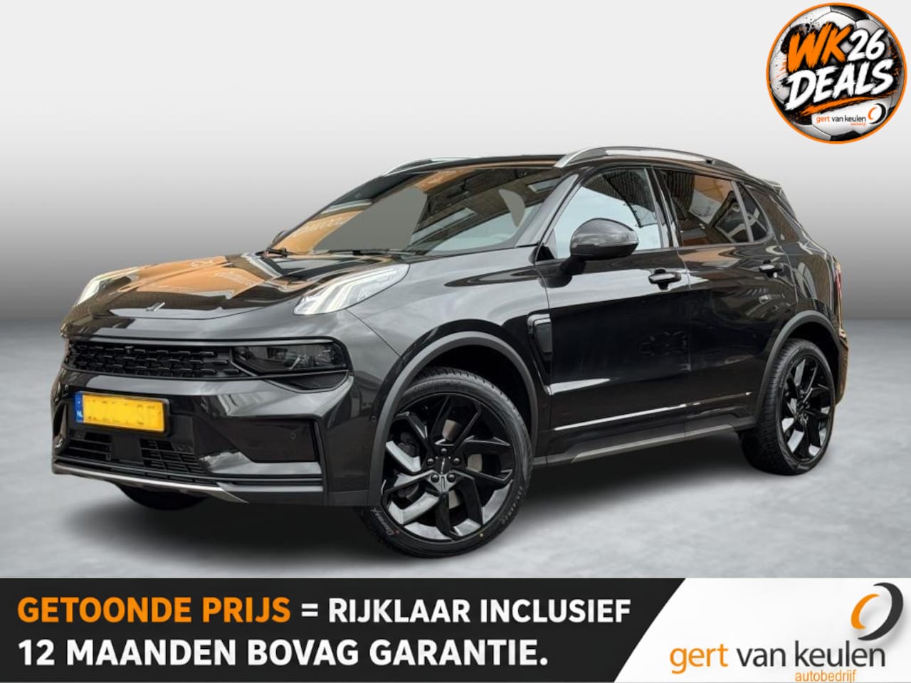 Lynk & Co 01 - 1.5 PHEV 261PK BLACK-EDITION MJ '24 ZWARTE HEMEL/NL-AUTO/38.000 KM! - AutoWereld.nl