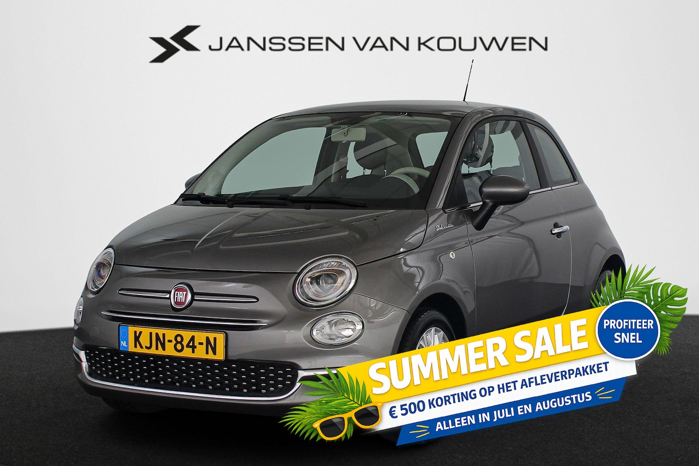 Fiat 500 - 1.0 Hybrid Dolcevita Panoramadak Apple Carplay Cruise Control - AutoWereld.nl