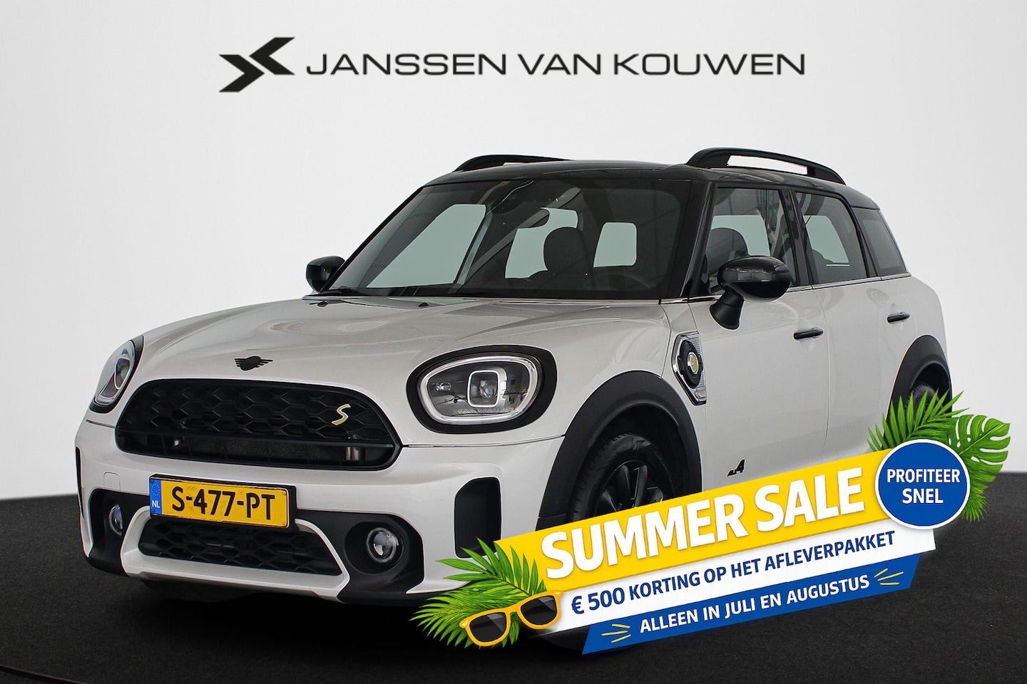 MINI Countryman - 1.5 Cooper S E ALL4 Classic Stoelverwarming Achteruitrijcamera Apple CarPlay - AutoWereld.nl