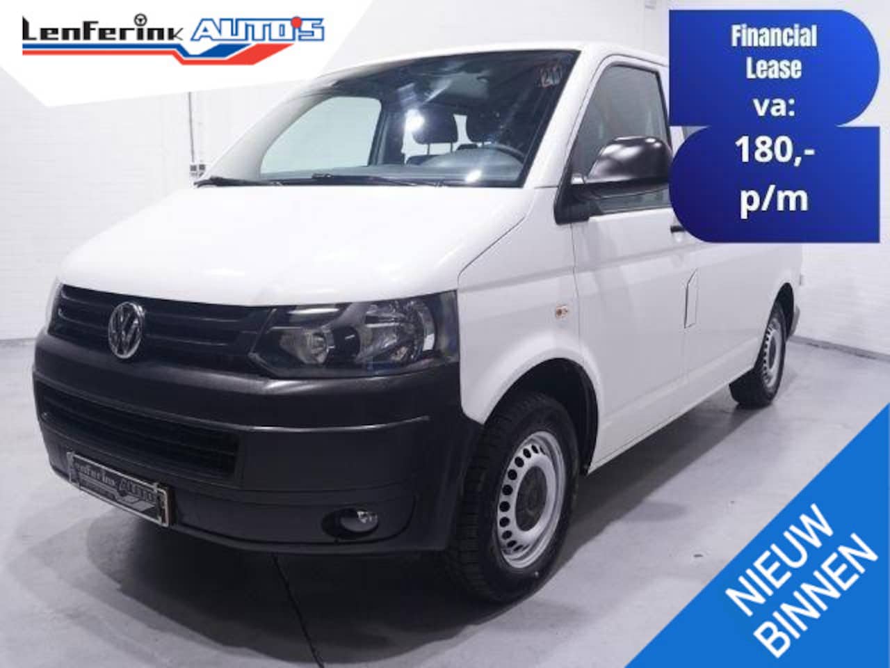 Volkswagen Transporter - 2.0 TDI 140 pk L1 Dubbel Cabine 6-Zits Airco Cruise Control, Laadruimte Pakket, Trekhaak - AutoWereld.nl