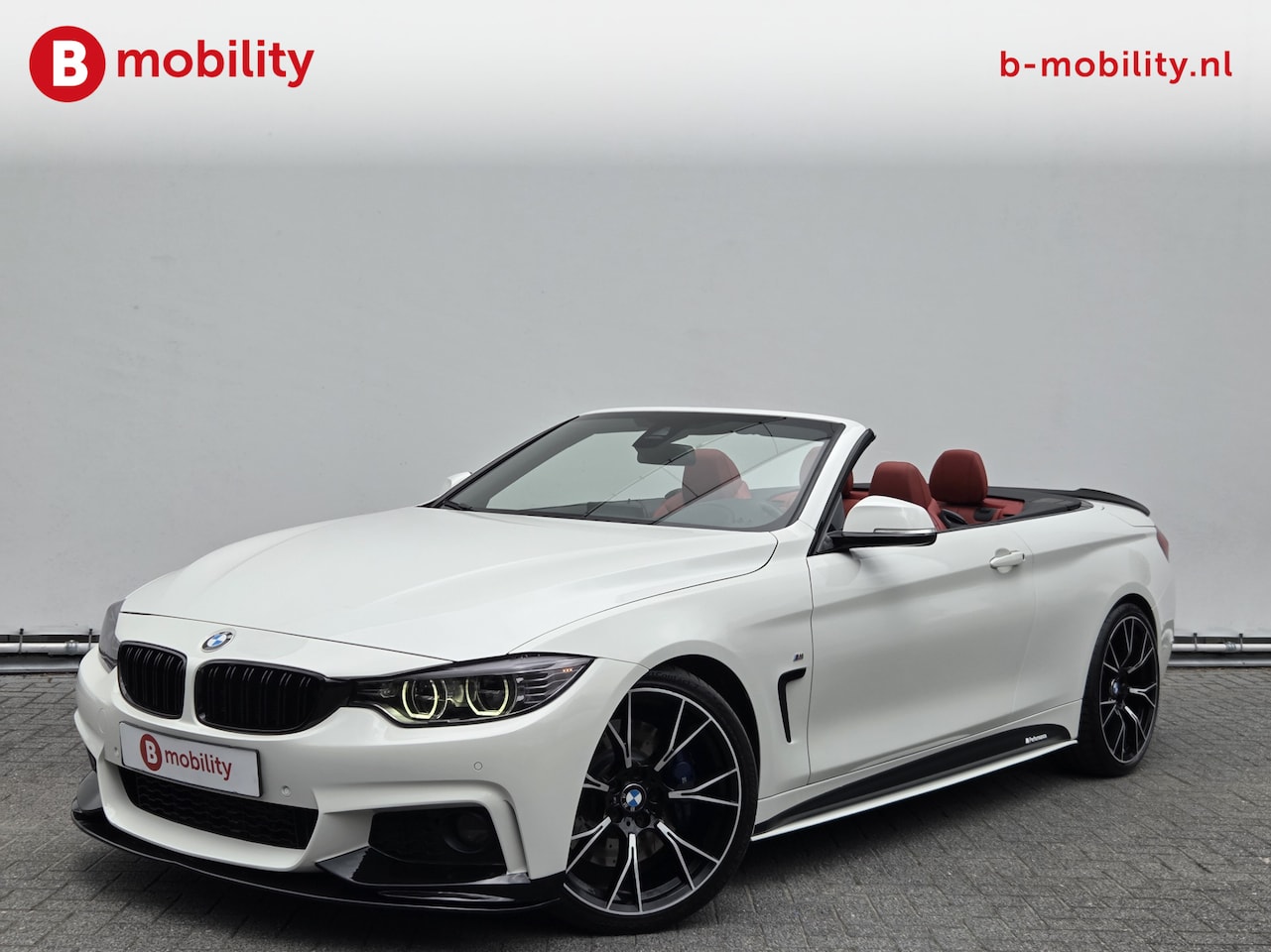 BMW 4-serie Cabrio - 428i High Executive M-Sport M-Performance Head-Up Hifi Elek.Stoelen | Achteruitrijcamera | - AutoWereld.nl
