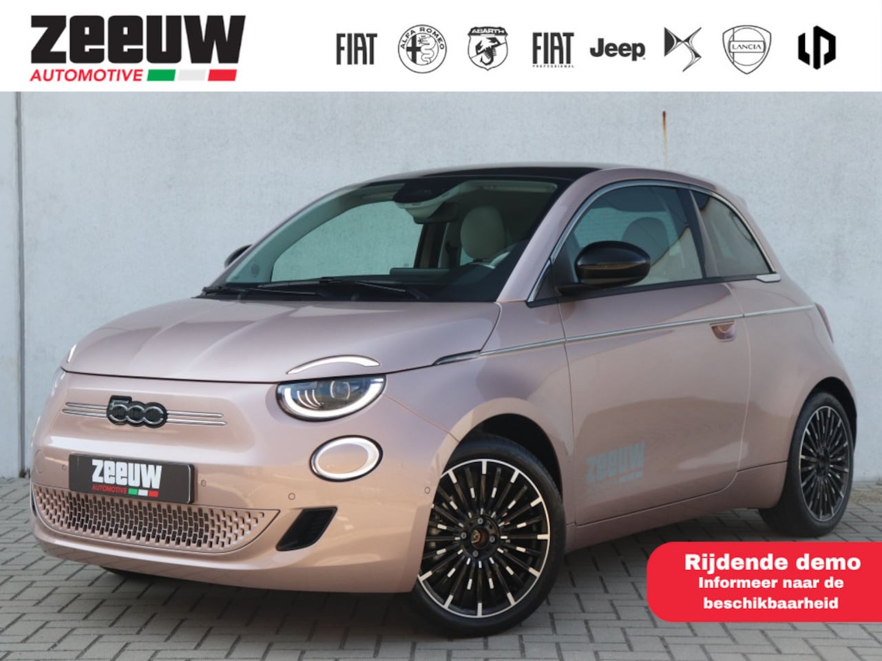 Fiat 500e - La Prima 42 kWh | Pano | JBL | Winter | 17" - AutoWereld.nl