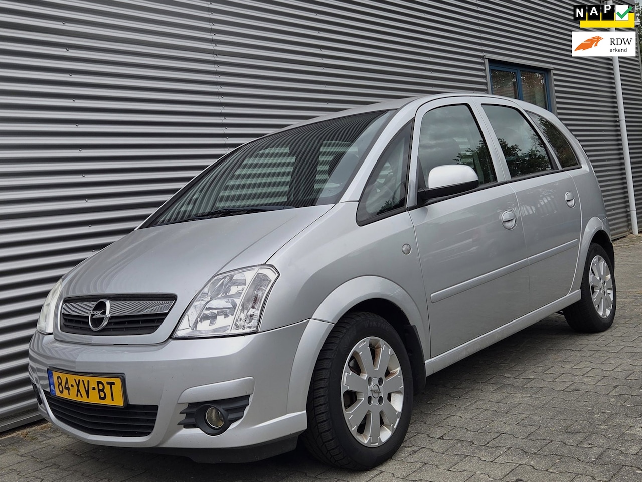 Opel Meriva - 1.4-16V Temptation MPV 10-2007 Grijs Metallic 139dkm NAP!! APK NIEUW!! - AutoWereld.nl