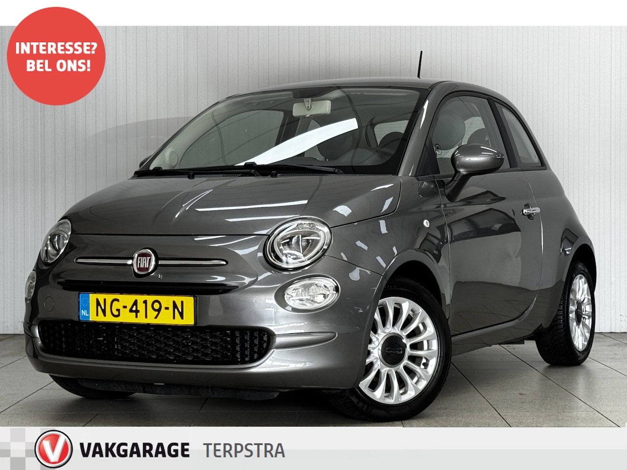 Fiat 500 - 0.9 TwinAir Turbo Popstar/ AIRCO!/ Multi.Stuur/ Elek.Pakket/ Radio+AUX&USB/ Elek.Pakket/ M - AutoWereld.nl