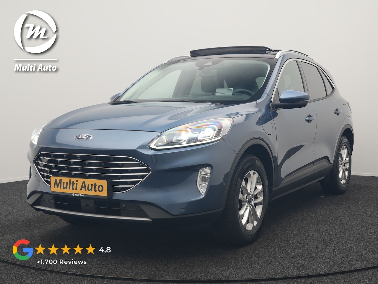 Ford Kuga - 2.5 Titanium X PHEV 225pk Dealer O.H. | Panodak | Adaptive Cruise | 360 Camera | Blis | Ba - AutoWereld.nl