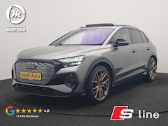 Audi Q4 e-tron - 50 Quattro Edition One 2x S Line 77 kWh 300pk Dealer O.H. | Panodak | Head Up | Adaptive C