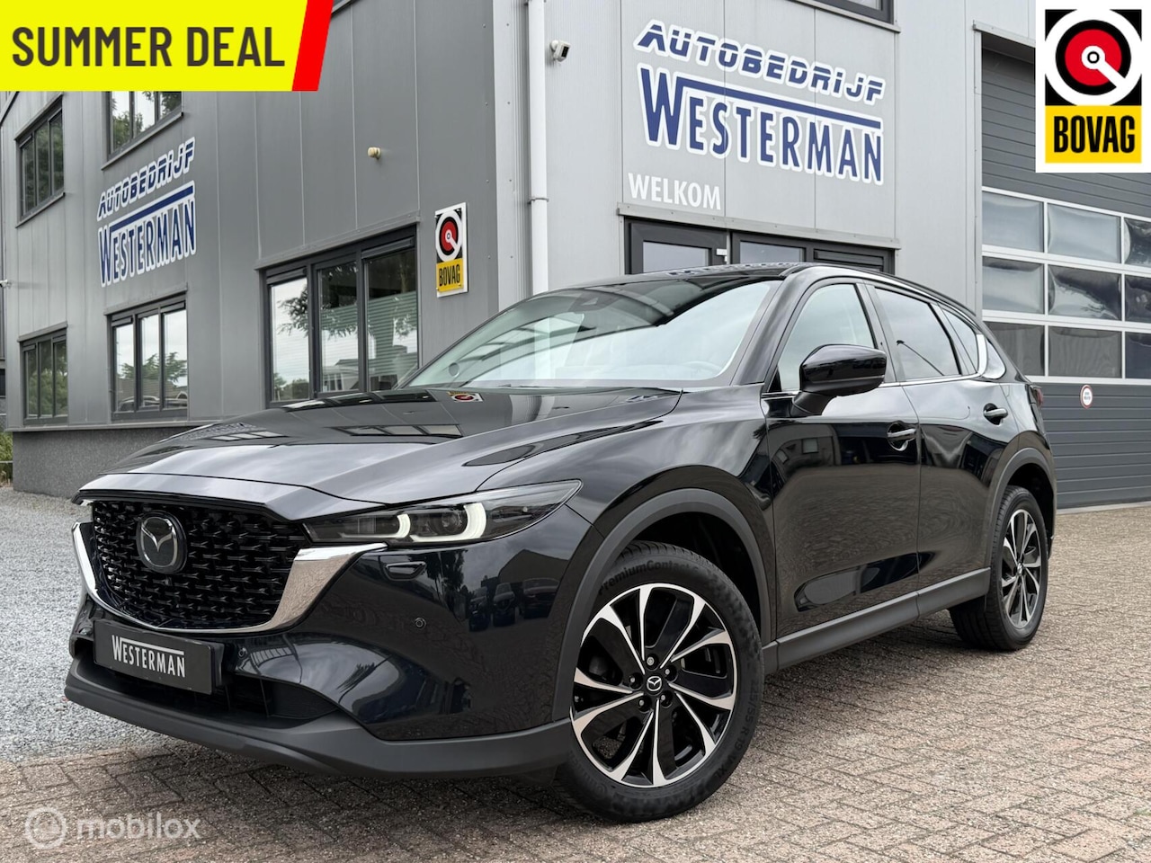 Mazda CX-5 - 2.0 SkyActiv-G 165 Luxury Clima Acc Leer Bose Carplay Stoel-/stuurverw. Led Trekh. etc. - AutoWereld.nl