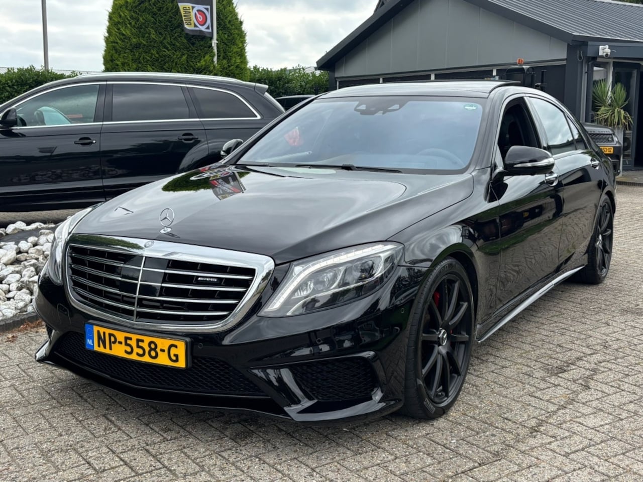 Mercedes-Benz S-klasse - S63 AMG Lang 2016 Zwart Panorama DVD Brabus VOL 63 AMG - AutoWereld.nl
