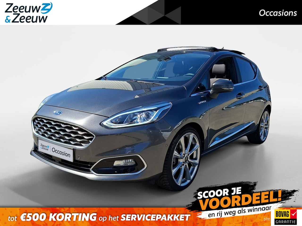 Ford Fiesta - 1.0 EcoBoost Vignale | Dealeronderhouden | Kantel / schuifdak | Winterpack | B&O | Dodehoe - AutoWereld.nl