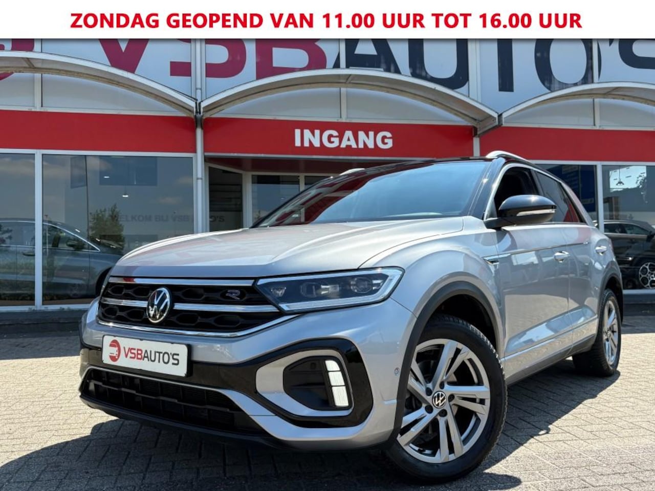 Volkswagen T-Roc - 1.0 TSI R-LINE FACELIFT NAVI CAMERA CARPLAY DIGITALE SCHERM AIRCO LMV P - AutoWereld.nl