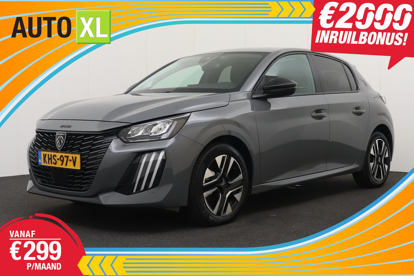 Peugeot 208 - 1.2T 101 PK Allure Half-Leder 16'LMV DAB Privacy Glas - AutoWereld.nl