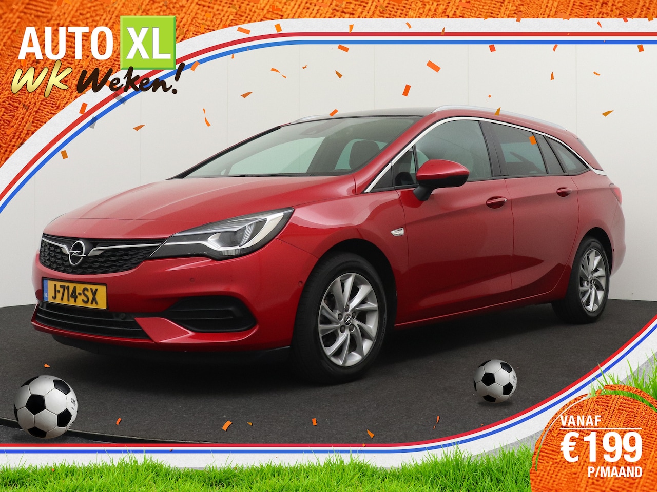 Opel Astra Sports Tourer - 1.2 131 PK Elegance Half-Leder Carplay Dodehoek - AutoWereld.nl