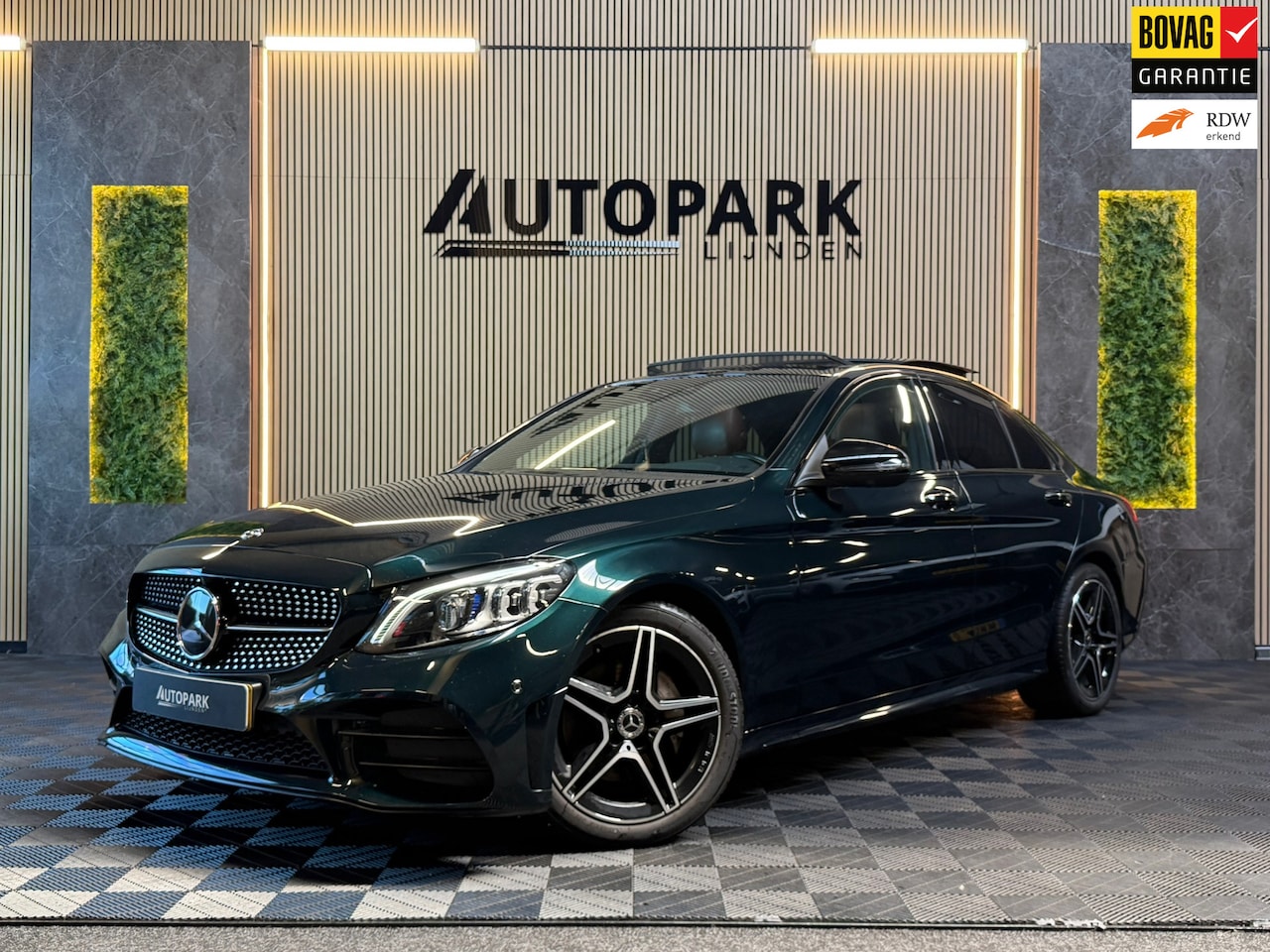 Mercedes-Benz C-klasse - 180 Premium Plus Pack PANO|BURMESTER|HuD|360 CAM|MEMORY|SFEERVERLICHTING|AUTO PILOT|DEALER - AutoWereld.nl