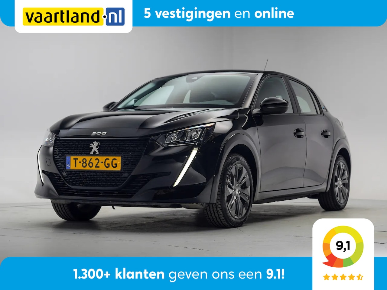 Peugeot e-208 - 20EV Active Pack 50kWh 3-fase [ LED Navi Apple/Android ] - AutoWereld.nl
