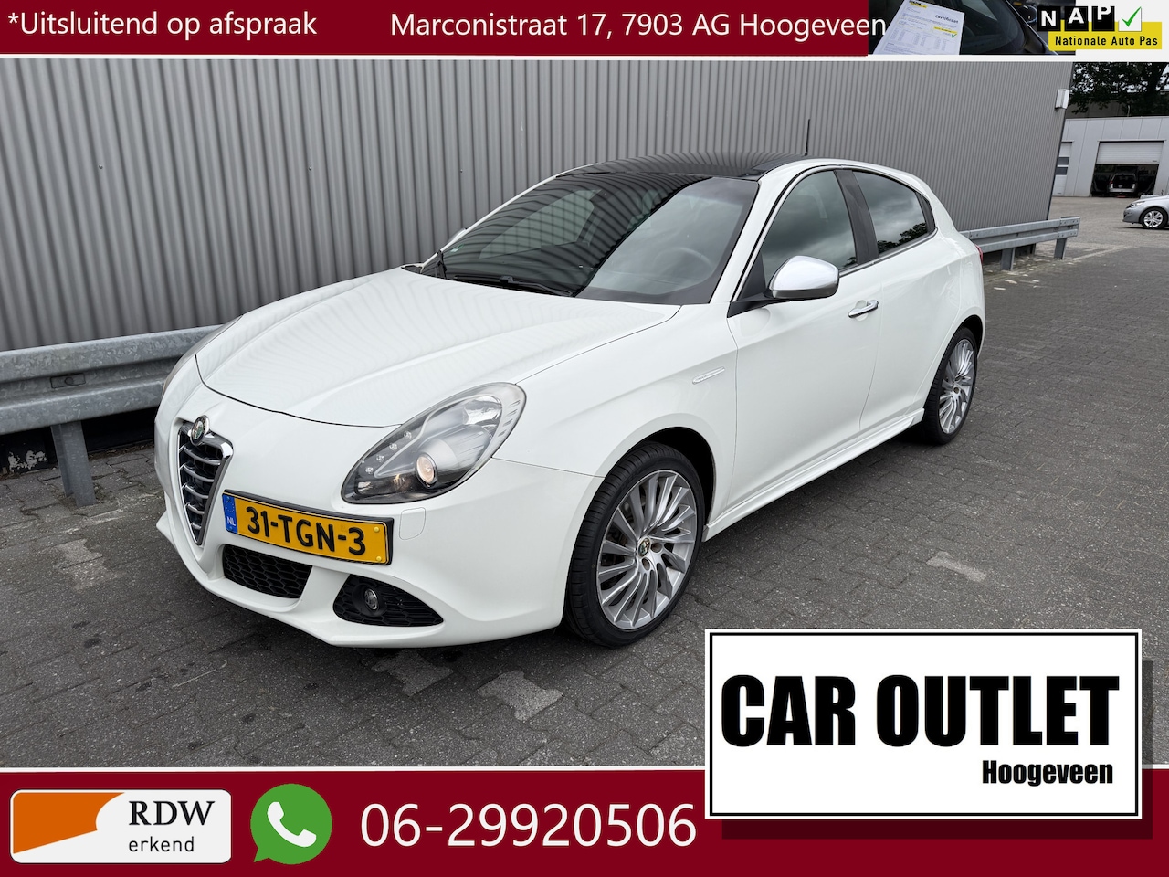 Alfa Romeo Giulietta - 1.4 T Distinctive Pano AUTOMAAT LM Navi --Inruil Mogelijk-- - AutoWereld.nl