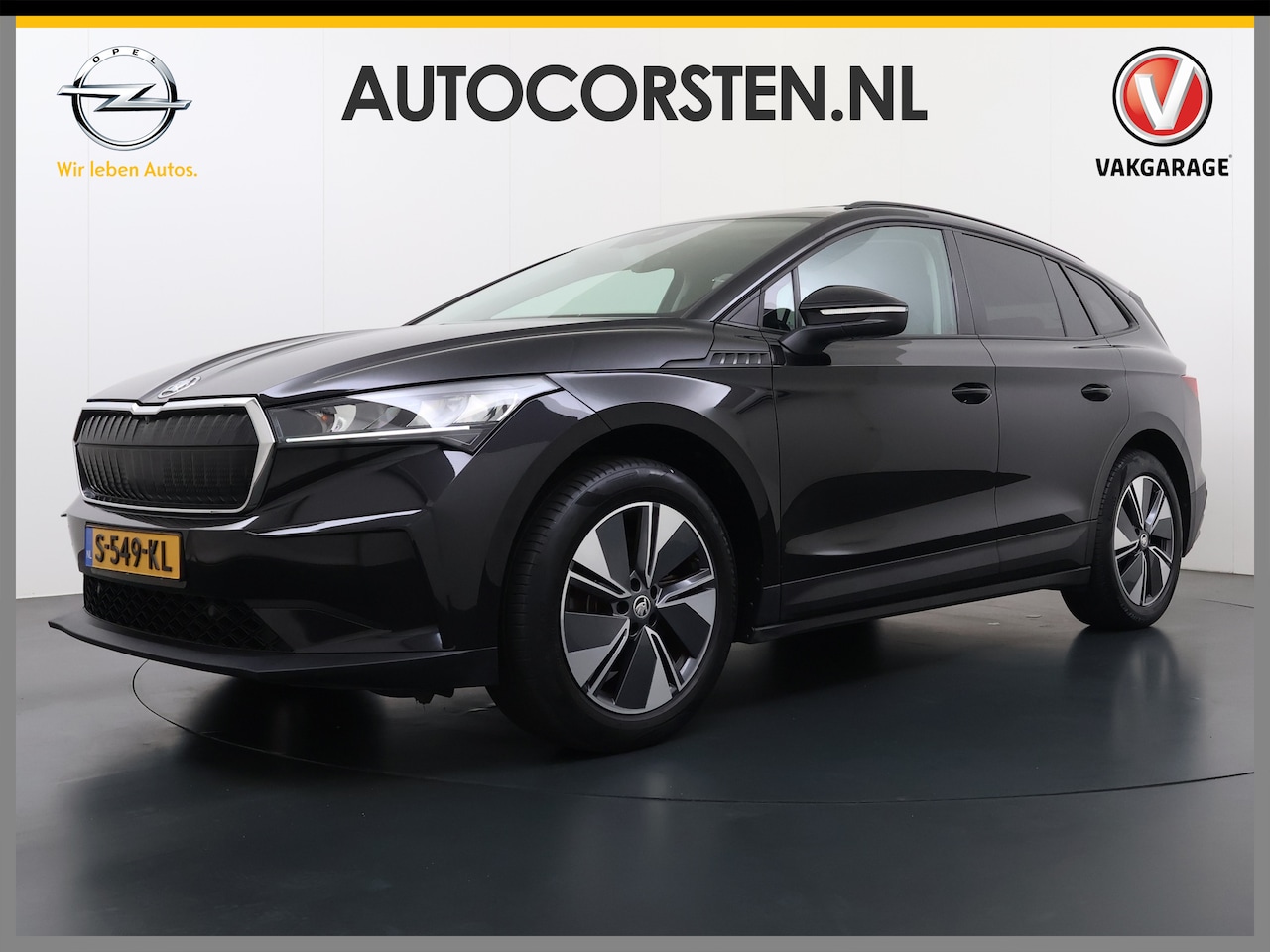 Skoda Enyaq iV - 60 SOH 92% Warmtepomp Panoramadak Adap.Cruise 3-Zone Stoelverwarming Keyless advanced Ecc - AutoWereld.nl
