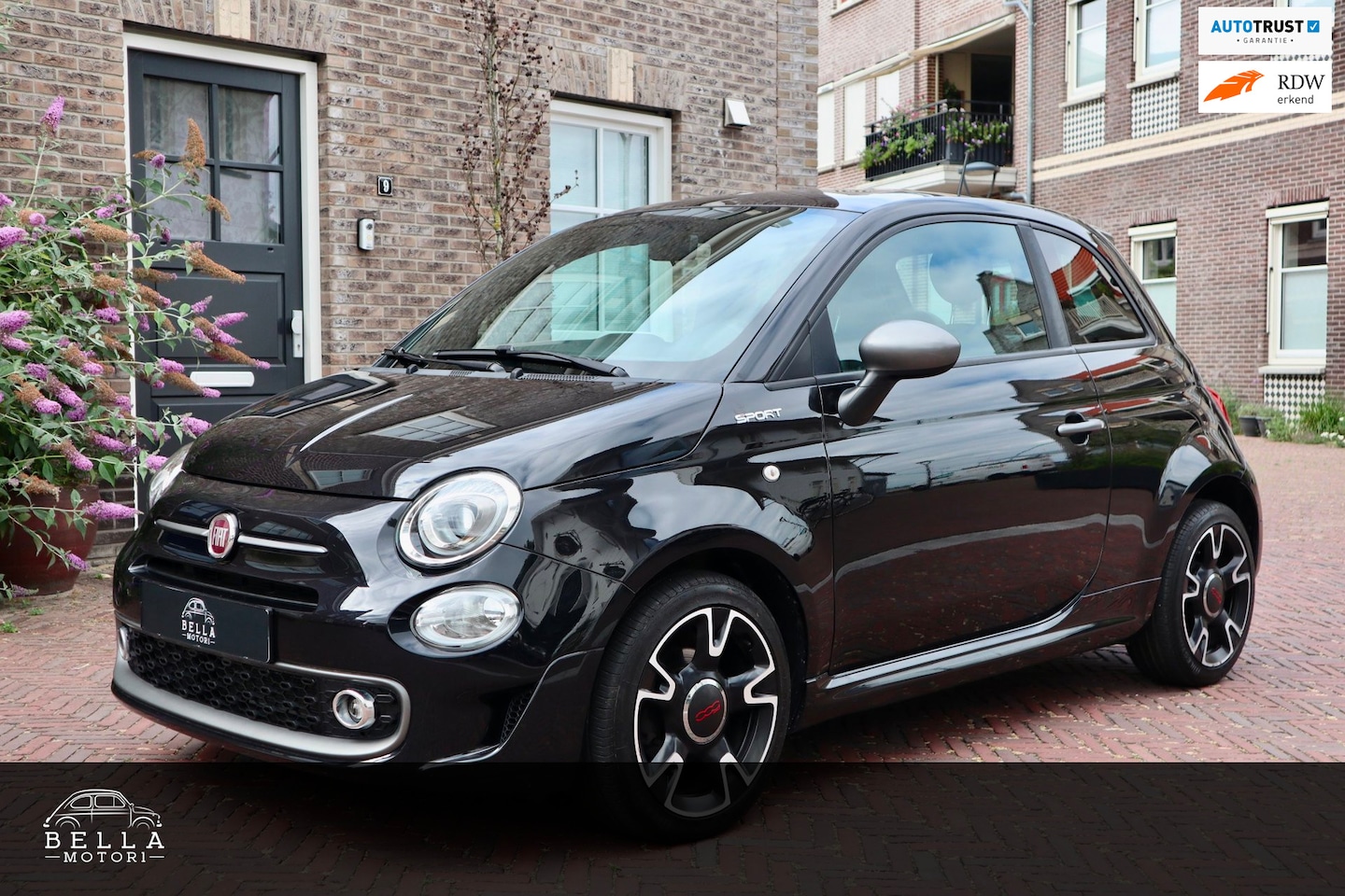 Fiat 500 - 1.0 Hybrid Sport | Panoramadak | Apple CarPlay | Volledig optiepakket - AutoWereld.nl