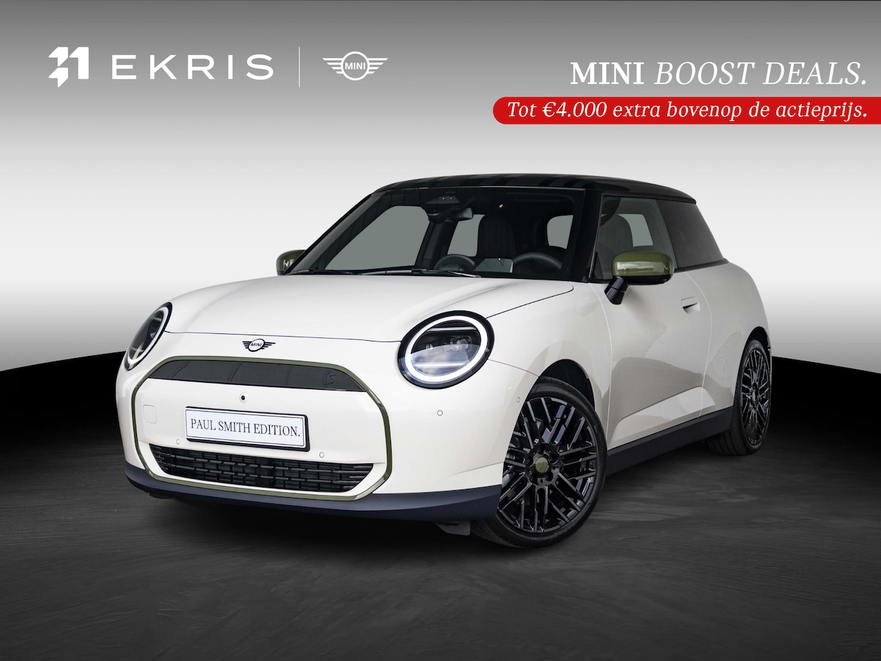 MINI Electric - 3-Deurs Cooper SE Paul Smith L-pakket | Stoel & Stuurverwarming | 360' Camera | Harman/Kar - AutoWereld.nl
