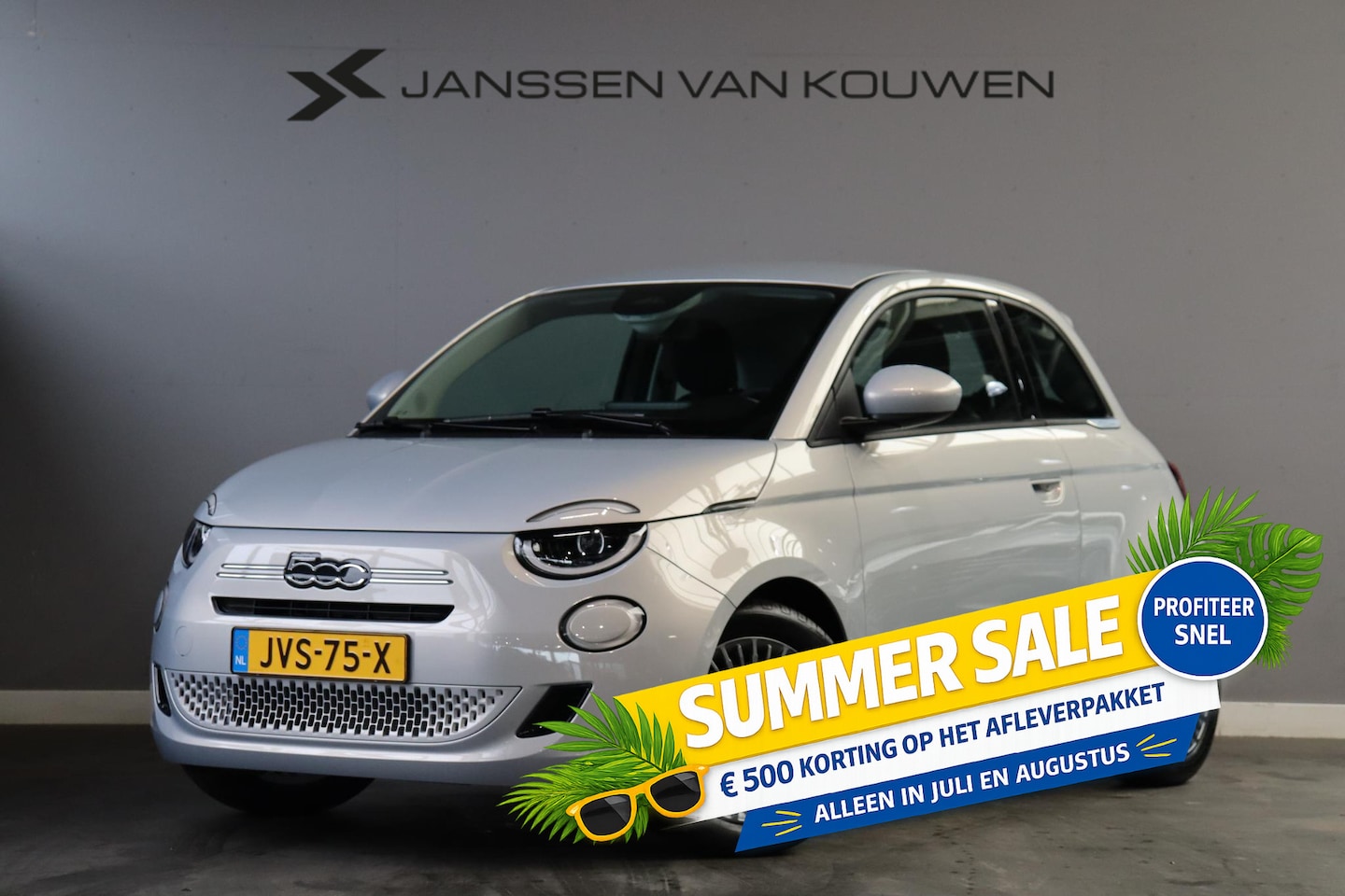 Fiat 500 - 1.0 Hybrid Torino Launch Edition Nieuw Model Full LED Koplampen Apple Carplay - AutoWereld.nl