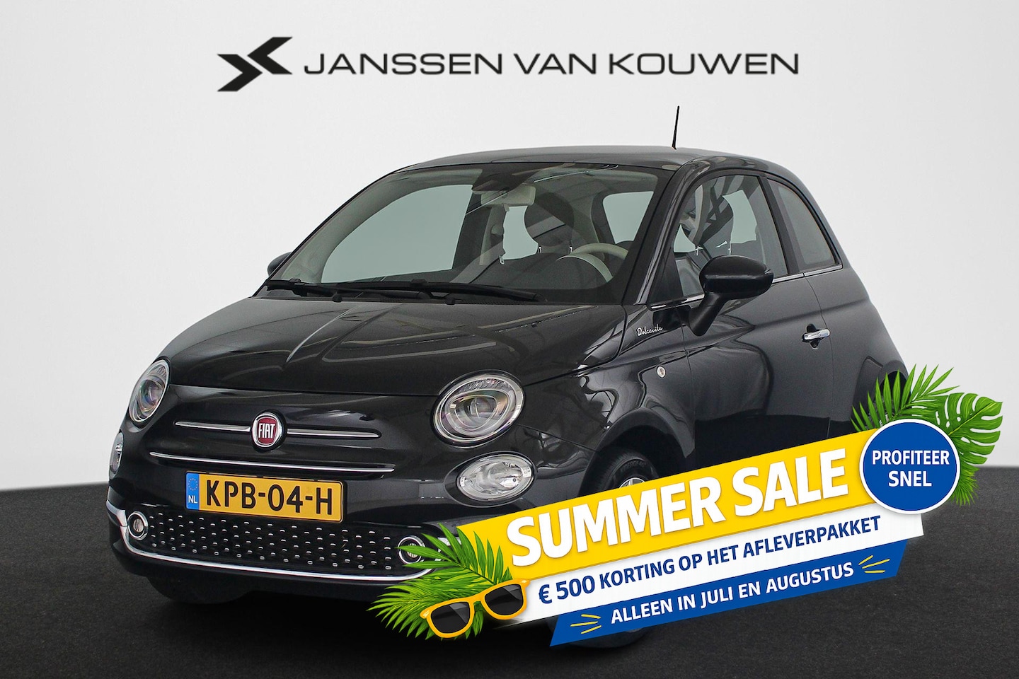 Fiat 500 - 1.0 Hybrid Dolcevita Panoramadak Apple CarPlay Stoelverwarming - AutoWereld.nl