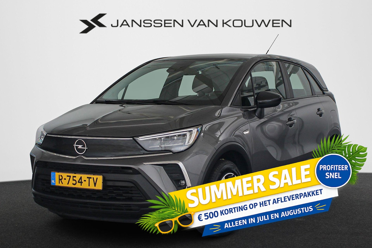 Opel Crossland - 1.2 Turbo Elegance Automaat Achteruitrijcamera Apple CarPlay Stoel_Stuurverwarming - AutoWereld.nl