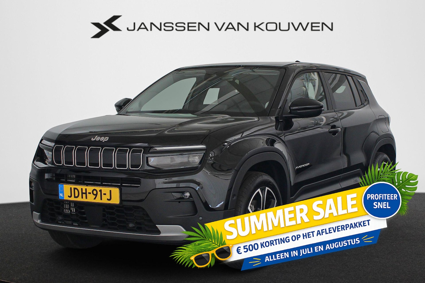Jeep Avenger - 1.2 e-Hybrid Summit * Trekhaak * Stoel Verwarming * Camera * - AutoWereld.nl