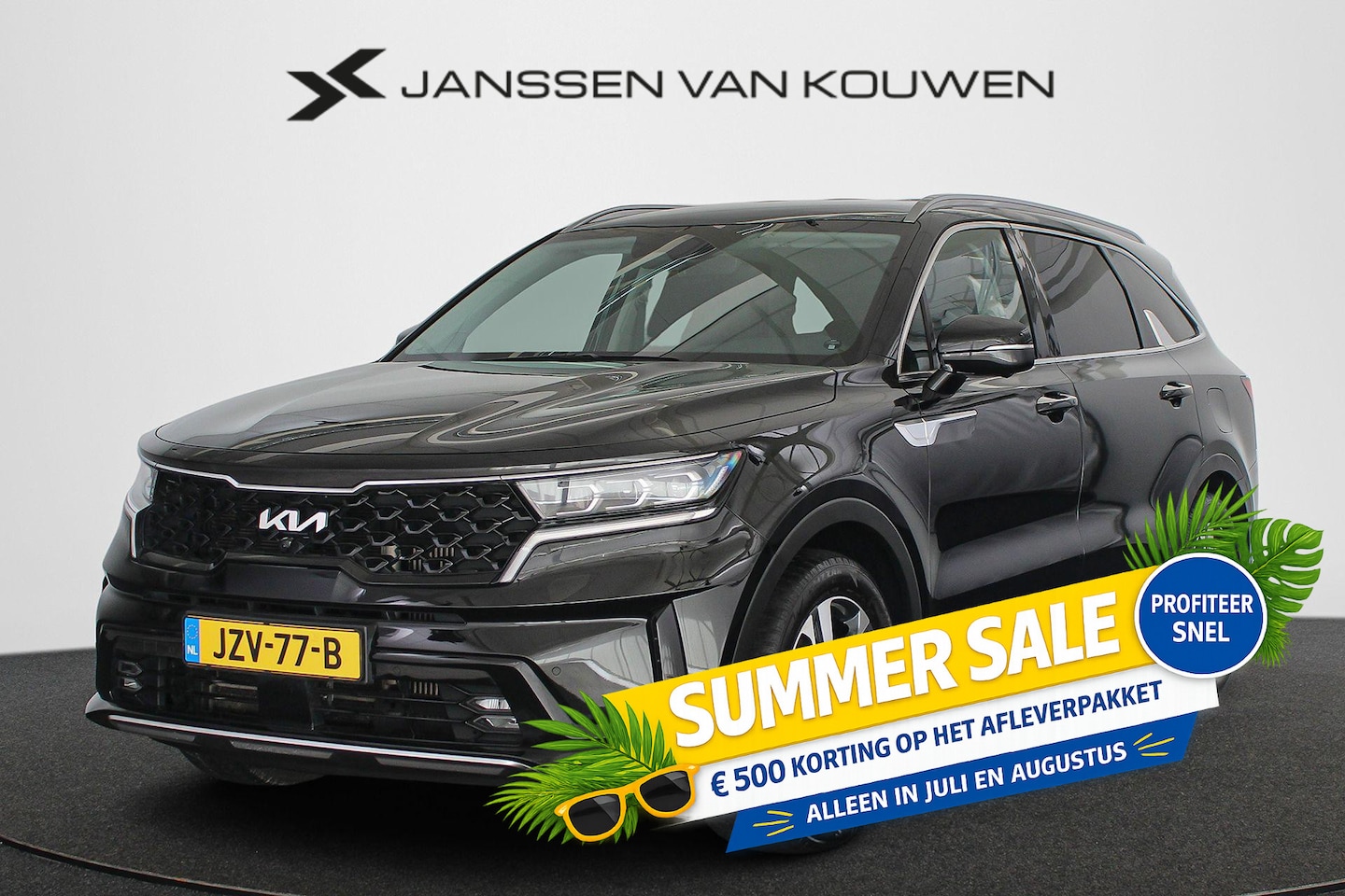 Kia Sorento - 1.6 T-GDI Plug-in Hybrid 4WD DynamicLine Trekhaak Stoelverwarming Leder - AutoWereld.nl