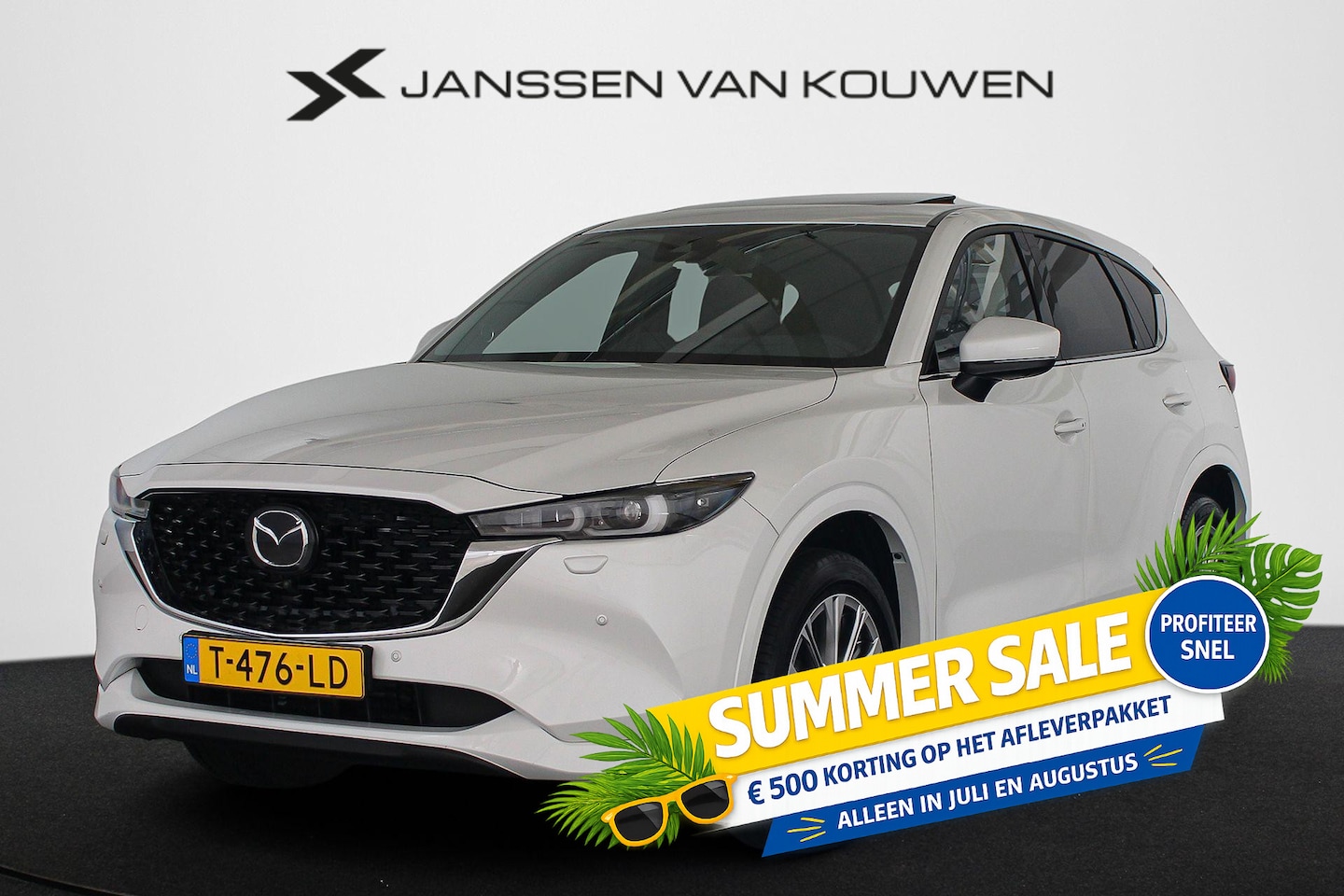 Mazda CX-5 - 2.0 e-SkyActiv-G M Hybrid 165 Takumi Trekhaak Schuif-/Kanteldak Stoelventilatie - AutoWereld.nl