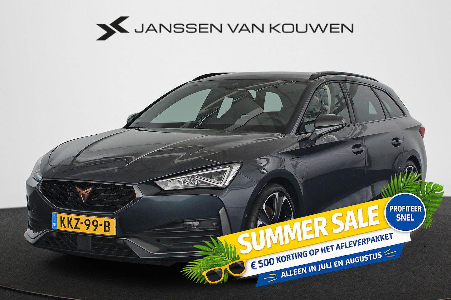 CUPRA Leon Sportstourer - 1.4 e-Hybrid VZ 245 PK Stoel-Stuurverwarming Achteruitrijcamera - AutoWereld.nl