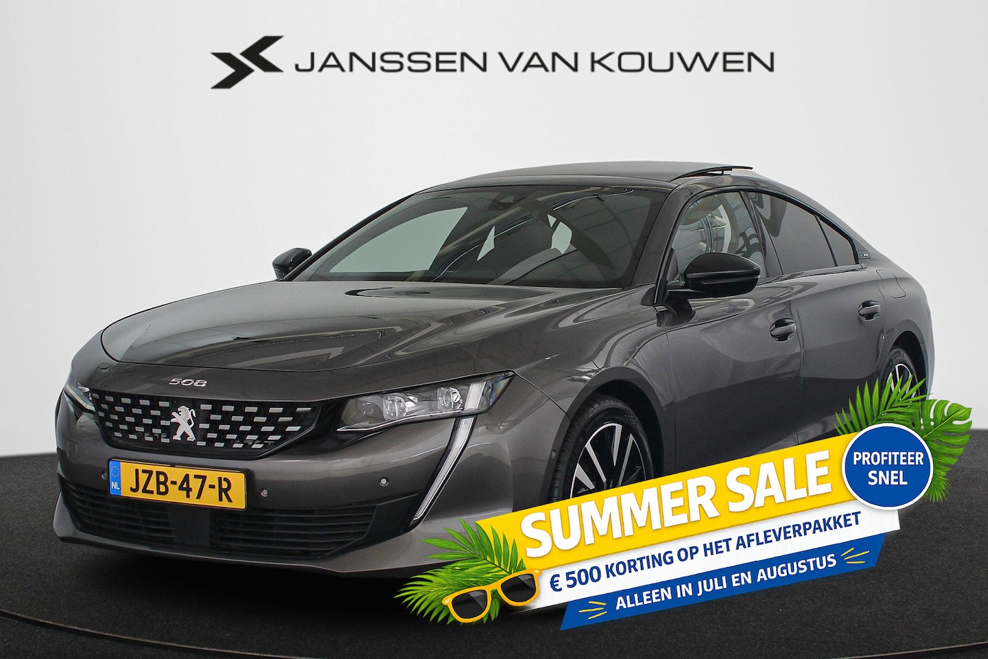 Peugeot 508 - 1.6 HYbrid GT SOH 99% Panoramadak FOCAL Massage - AutoWereld.nl