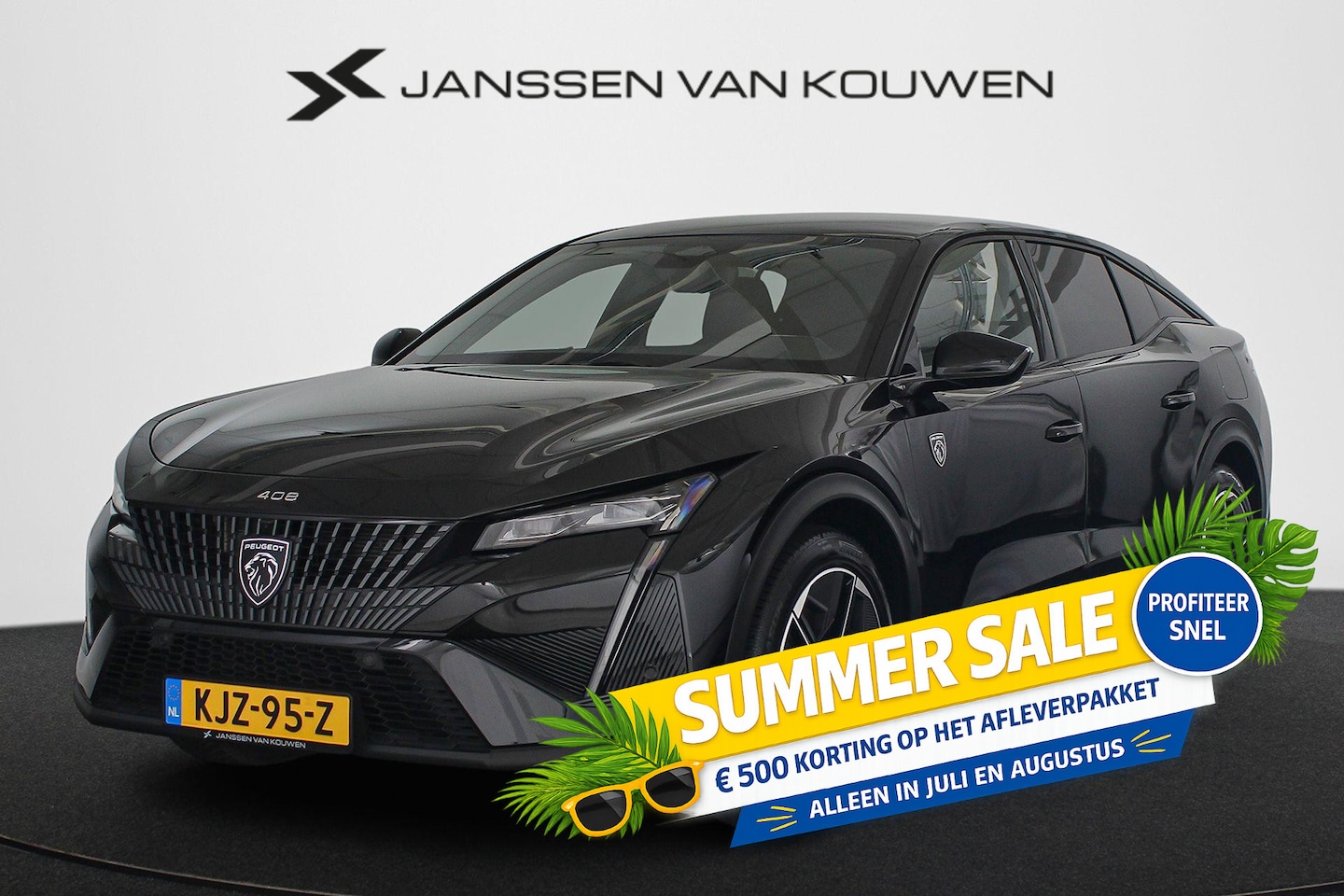 Peugeot 408 - 1.6 HYbrid 225 EAT8 GT FOCAL Alcantara Massage 360 Camera - AutoWereld.nl