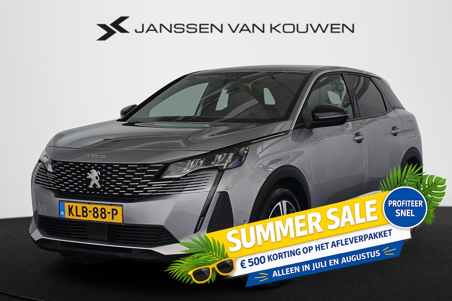 Peugeot 3008 - 1.6 HYbrid 225 Allure Pack SOH 100% Achteruitrijcamera Keyless - AutoWereld.nl