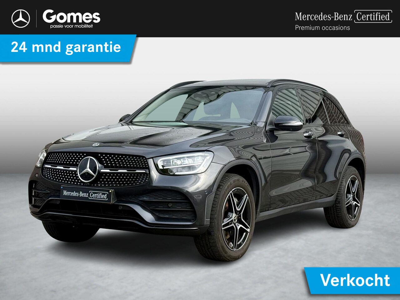 Mercedes-Benz GLC-klasse - 300e 4MATIC Business Solution AMG | 360° Camera | Night Pakket | Panoramadak | Dodehoekass - AutoWereld.nl