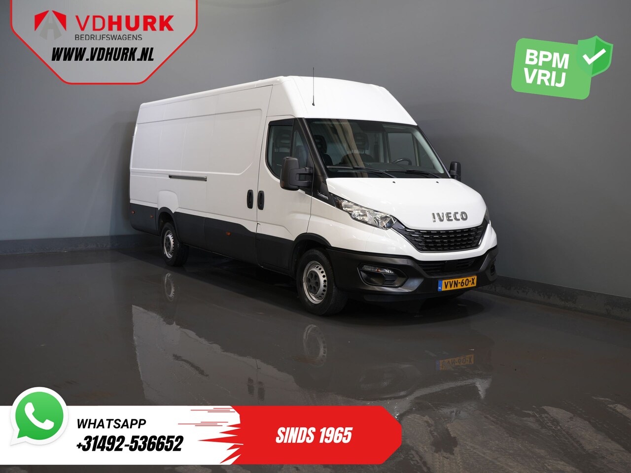 Iveco Daily - 35S16V 2.3 155 pk Aut. L4H2 Gev.Stoel/ 3.5t Trekverm./ 270Gr.deuren/ Carplay/ Camera/ Clim - AutoWereld.nl