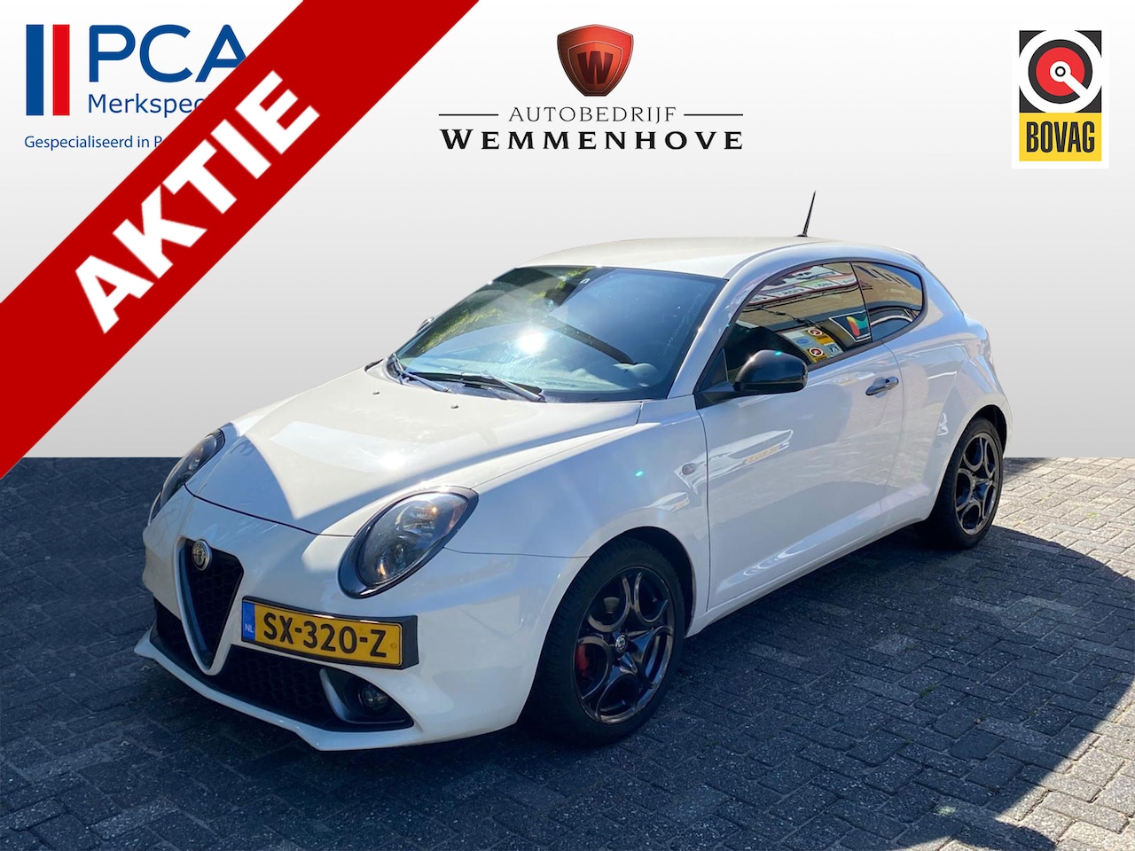Alfa Romeo MiTo - 0.9 TwinAir ECO Navigatie/Airco-Ecc/Alu wielen/Led - AutoWereld.nl
